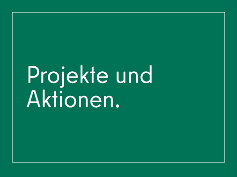 Kachel Projekte und Aktionen