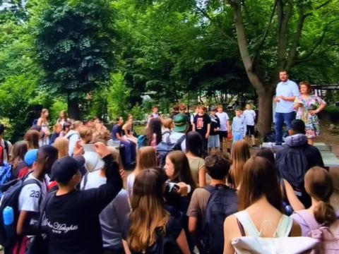 Ein Schnappschuss vom Global Goals-Abschlussfest (Bild: Heinz-Brandt-Schule)