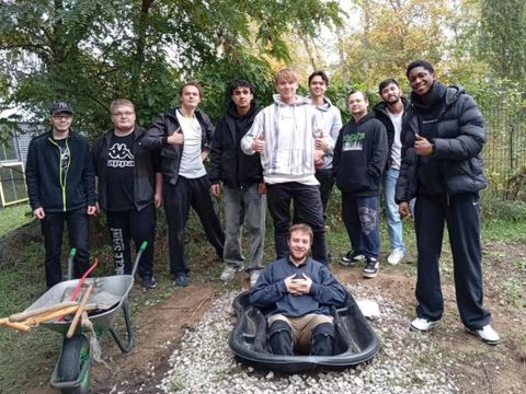 Das Projektteam hinter HMS Trito (Bild: OSZ-Hein-Moeller-Schule)