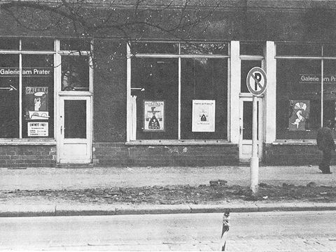 Galerieansicht anlässlich der Ausstellung des polnischen Plakatgestalters Jan Mlodozeniec, 1978 (Bild: privat)