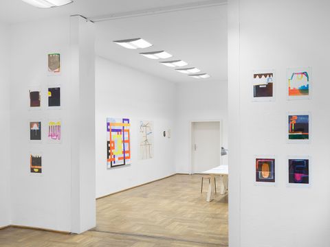 Detel Aurand – In der Stille rasender Winde, Ausstellungsansicht Galerie Parterre Berlin, 2023 (Bild: © Detel Aurand und die VG Bild-Kunst, Bonn. Foto: Marjorie Brunet Plaza)