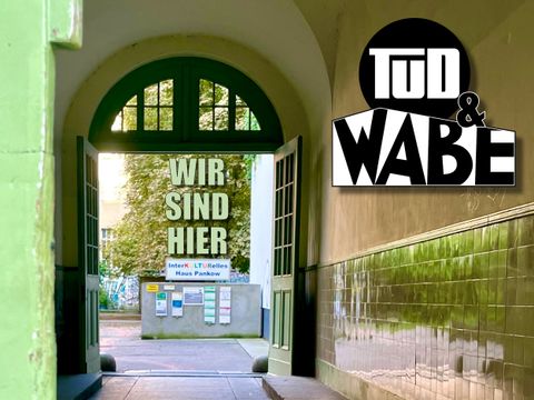 TuD und WABE, Eingang Interkukturelles Haus Pankow, Schönfließer Straße 7