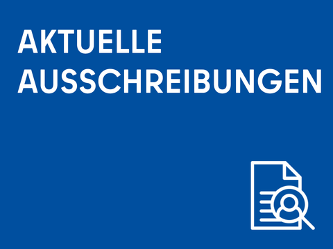 Aktuelle Ausschreibungen