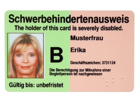 Schwerbehindertenausweis