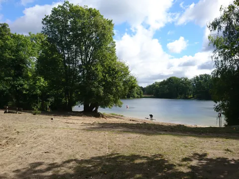 Badestelle gegenüber Reiherwerder am Tegeler See