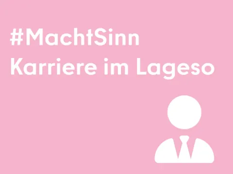 Macht Sinn, Karriere im Lageso, Figur mit Krawatte