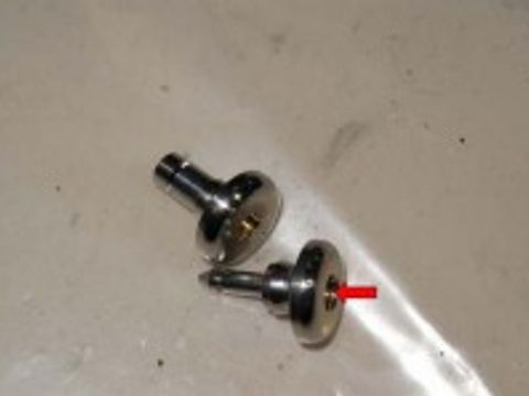 Bild zeigt eine Schrauben als Träger des Am-241