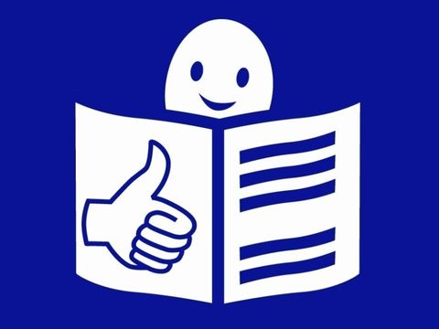Europäische Logo für leichtes Lesen - esy-to-read