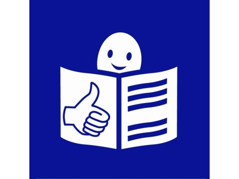 Europäische Logo für leichtes Lesen - esy-to-read