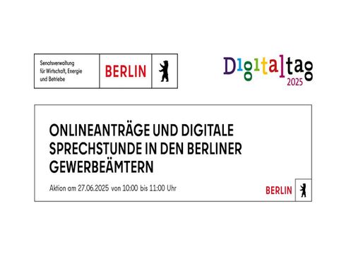 Onlineanträge und digitale Sprechstunde in der Berliner Gewerbeämtern