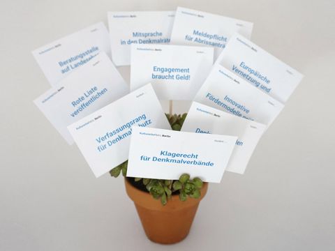 KulturerbeNetz.Berlin: 10 Forderungen GiveAway an den Senat