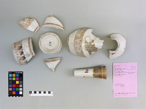 Japanische Satsumavase (Bild: Landesdenkmalamt Berlin, Foto: Marie Hartmann)