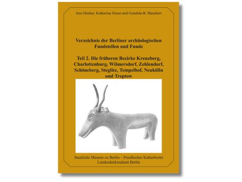Cover Verzeichnis der Berliner archäologischen Fundstellen mit Schatten