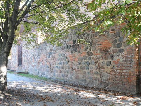 Nordwand der Klosterkirchenruine (Bild: Landesdenkmalamt Berlin, Gunnar Nath)