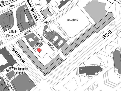 Alte Synagoge, ehemaliger Standort in der Heidereutergasse (Bild: Landesdenkmalamt Berlin, Gunnar Nath)