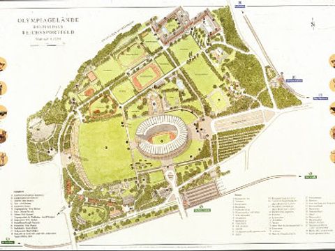 Überblicksplan Olympiagelände