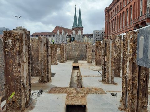 Molkenmarkt Grabung Grabungsfläche B2 B3 A3