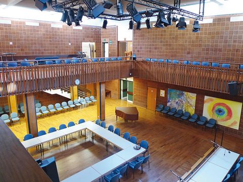 Saal in Haus A, 2012