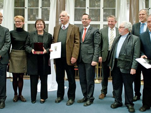 Die Preisträger und die Laudatoren
