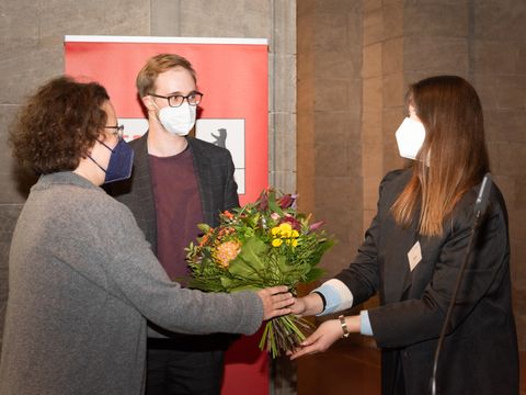 Verleihung der Ferdinand-von-Quast-Medaillen am 9. Dezember 2021 im Alten Stadthaus (Bild: Landesdenkmalamt Berlin, Anne Herdin)