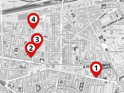 Route Crafted in Moabit