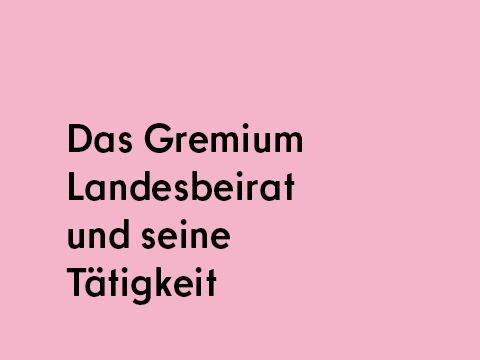 Buttonbild zum Landesbeirat