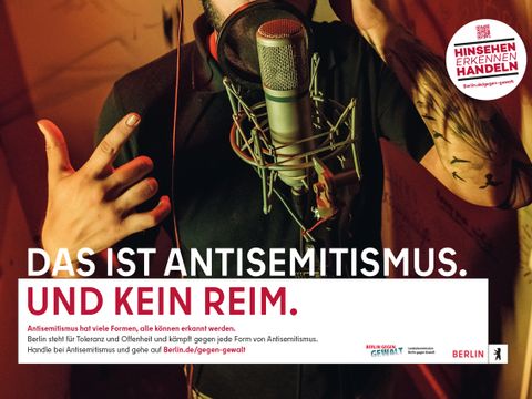 Das ist Antisemitismus. Und kein Reim.