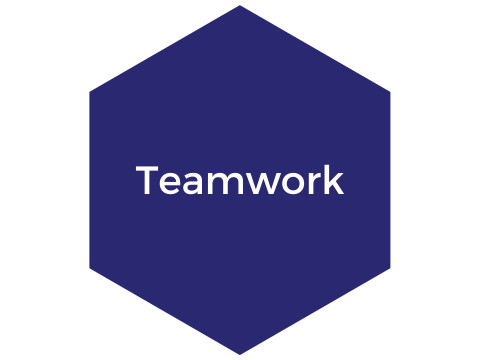 Detailansicht des LfG-B Leitbilds: Teamwork