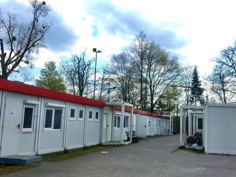Ansicht der Gemeinschaftsunterkunft (Tempo Home) Fritz-Wildung-Straße