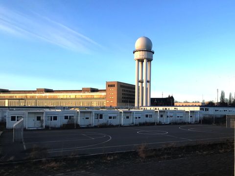 Ansicht des Tempo Homes auf dem Tempelhofer Feld