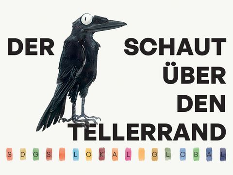 Der Rabe schaut über den Tellerrand / Tag der Offenen Gesellschaft: Was haben die SDGs mit mir zu tun?