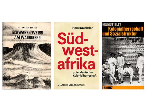 Buchtitel aus den Jahren 1952, 1966 und 1968