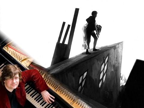 Collage Filmsequenz „Das Cabinet des Dr. Caligari“ & Graf v. Bothmer