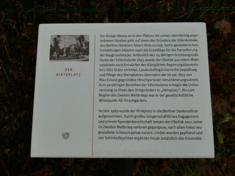 Gedenktafel - Hirteplatz
