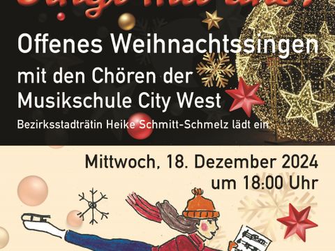 Weihnachtssingen 2024 Plakat