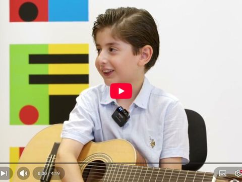 Youtube Video Schülerportrait Gitarre Jakob