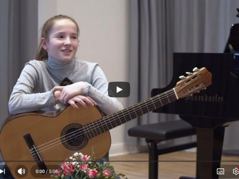 Youtube Schülerportrait Gitarre Lena
