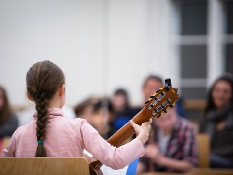 Gitarre Rückansicht