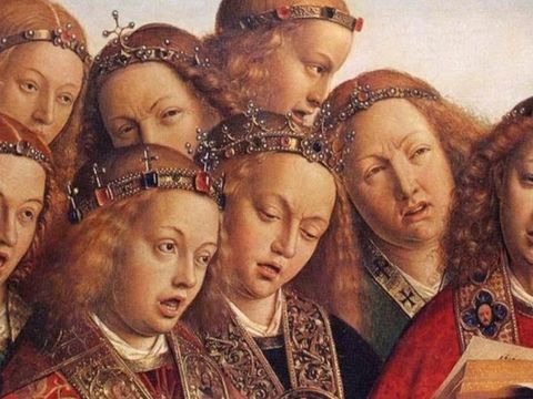 van Eyck singende Engel