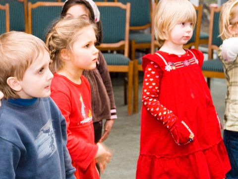 Foto mit Kindern des Chores der Musikschule