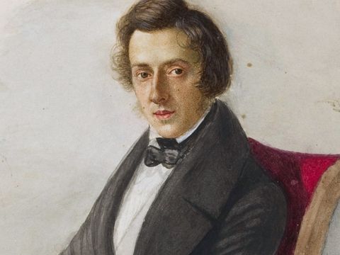 Chopin Bild gemalt