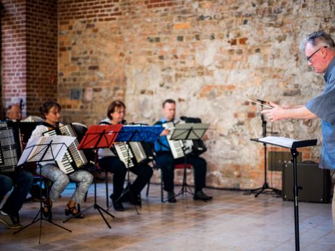 Akkordeonensemble im Konzert