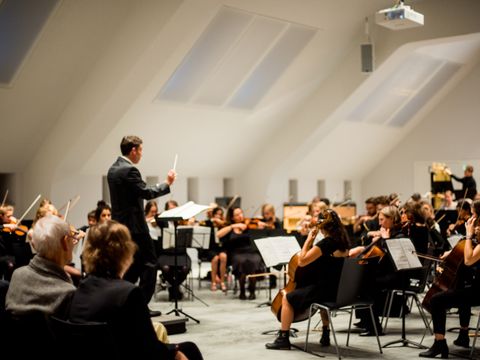 Musikschulorchester im Konzert