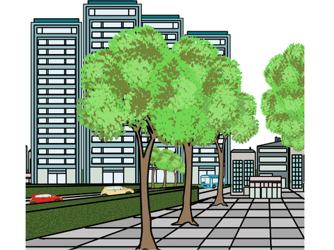 Stadt-Szene