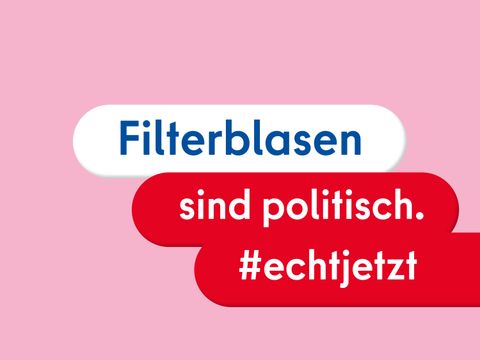 Text: "Quellenkompetenz ist politisch. #echtjetzt"