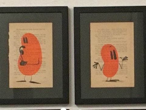 Human Bean Nr. 129 und 151 - Dave the Chimp Kunstwerke