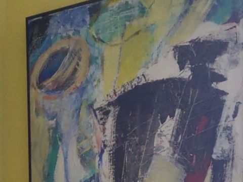 Abstraktes Kunstwerk von Elfi Frauendorf