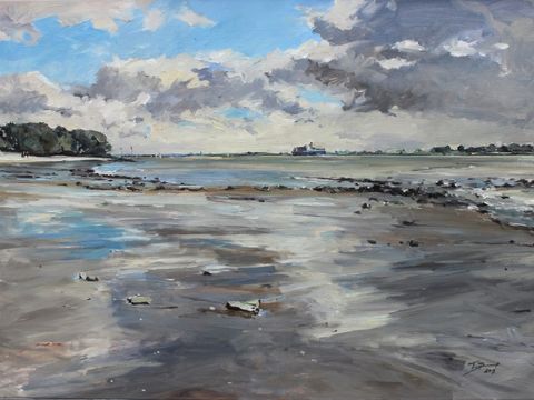 Tobias Duwe: "Niedrigwasser Elbe"