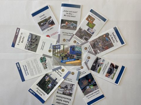 Flyer für mehr Verkehrssicherheit