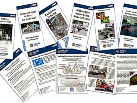 Verschiedene Flyer